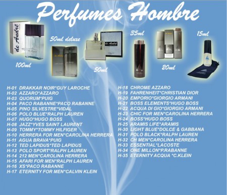 AROMAS Y ESENCIAS PARA HOMBRES